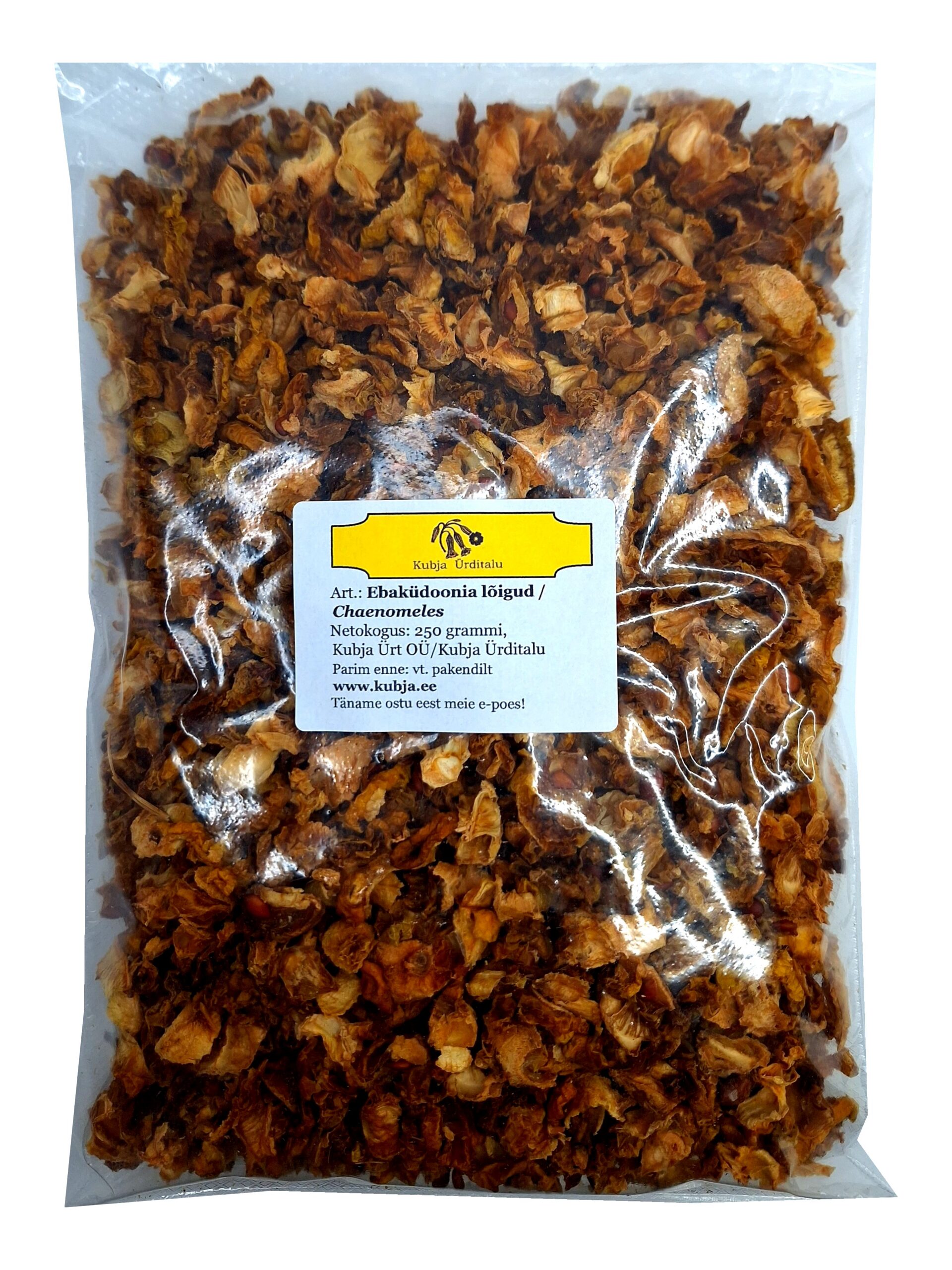 Ebaküdoonia lõigud – 250 grammi – Chaenomeles